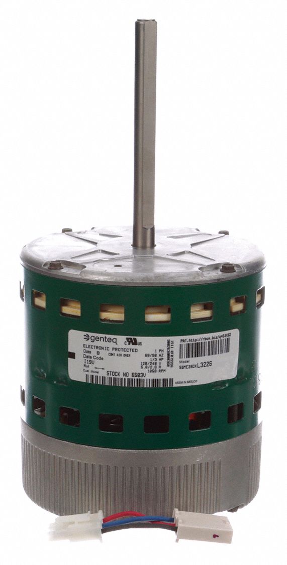 GENTEQ, 1 Speed, Open AirOver, ECM Direct Drive Blower Motor 55EP76