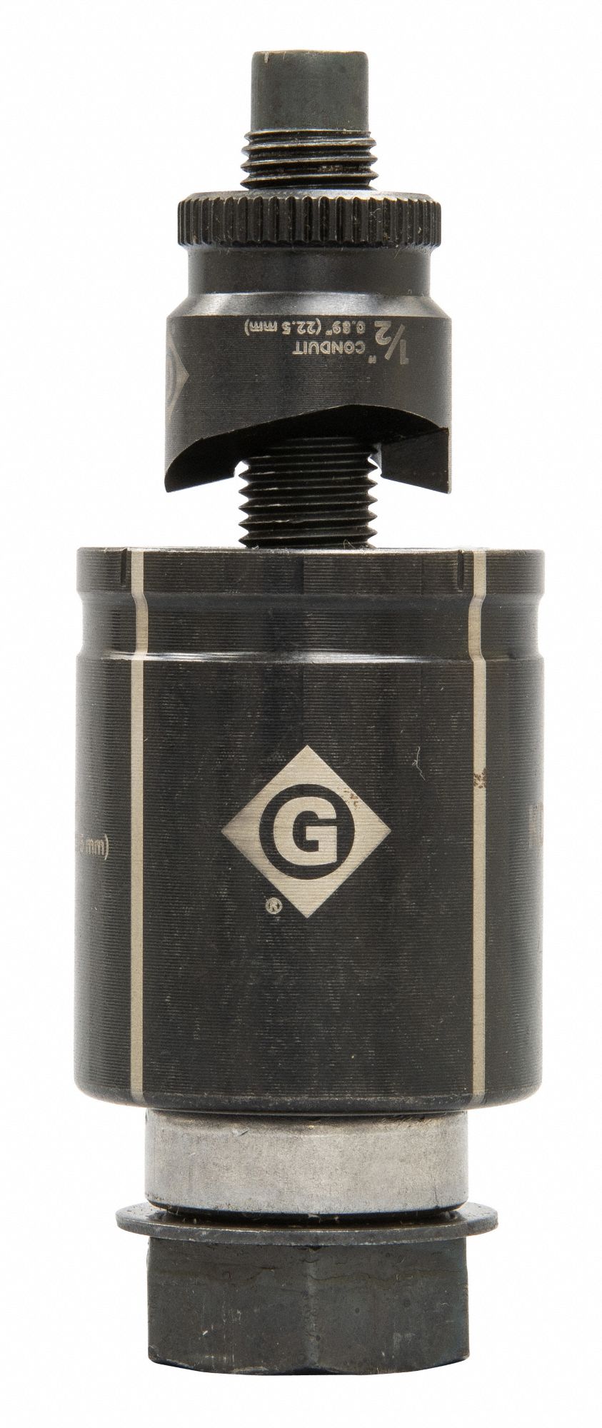 GREENLEE Knockout Punch Set 10 ga Sheet Metal Capacity (Steel), 57/64 in Nominal Size, Round