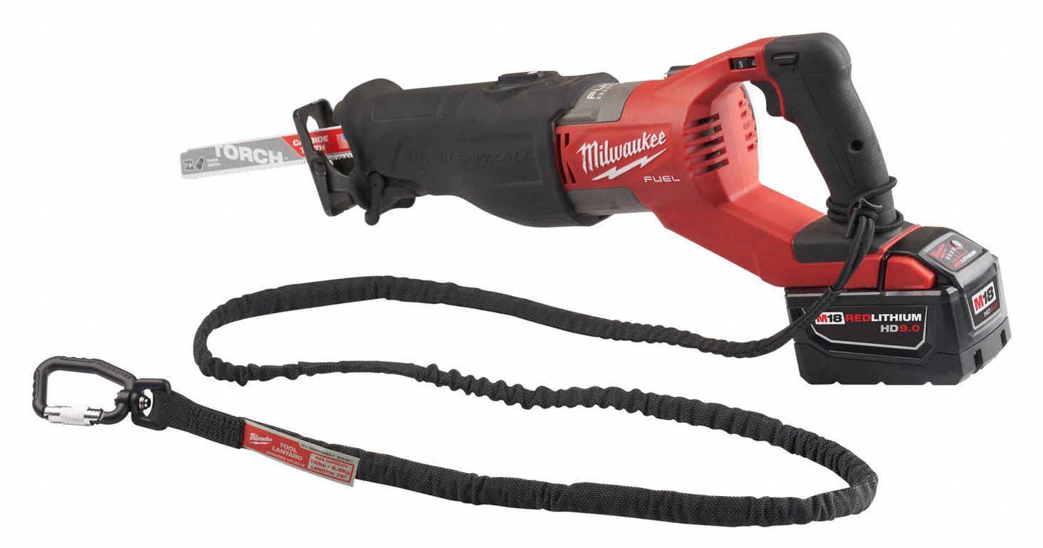 MILWAUKEE Tool Lanyard, Elastic Tether Style, 15 lb Weight Capacity
