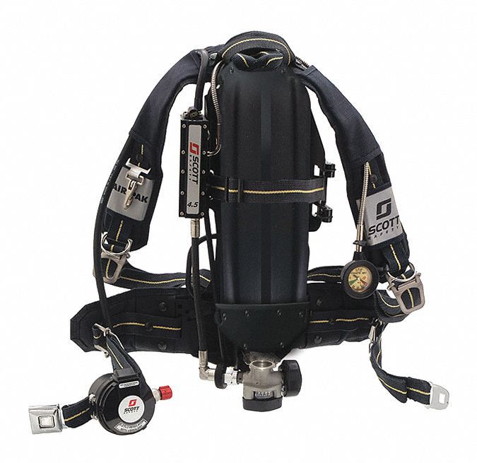 3M SCOTT SCBA Backframe Assembly, Includes Harness, Regulators