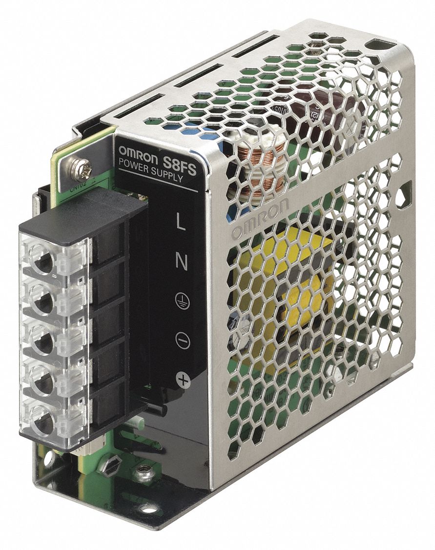 OMRON DC Power Supply, Style Switching, Mounting DIN Rail 55JA29S8FSG10024CD Grainger