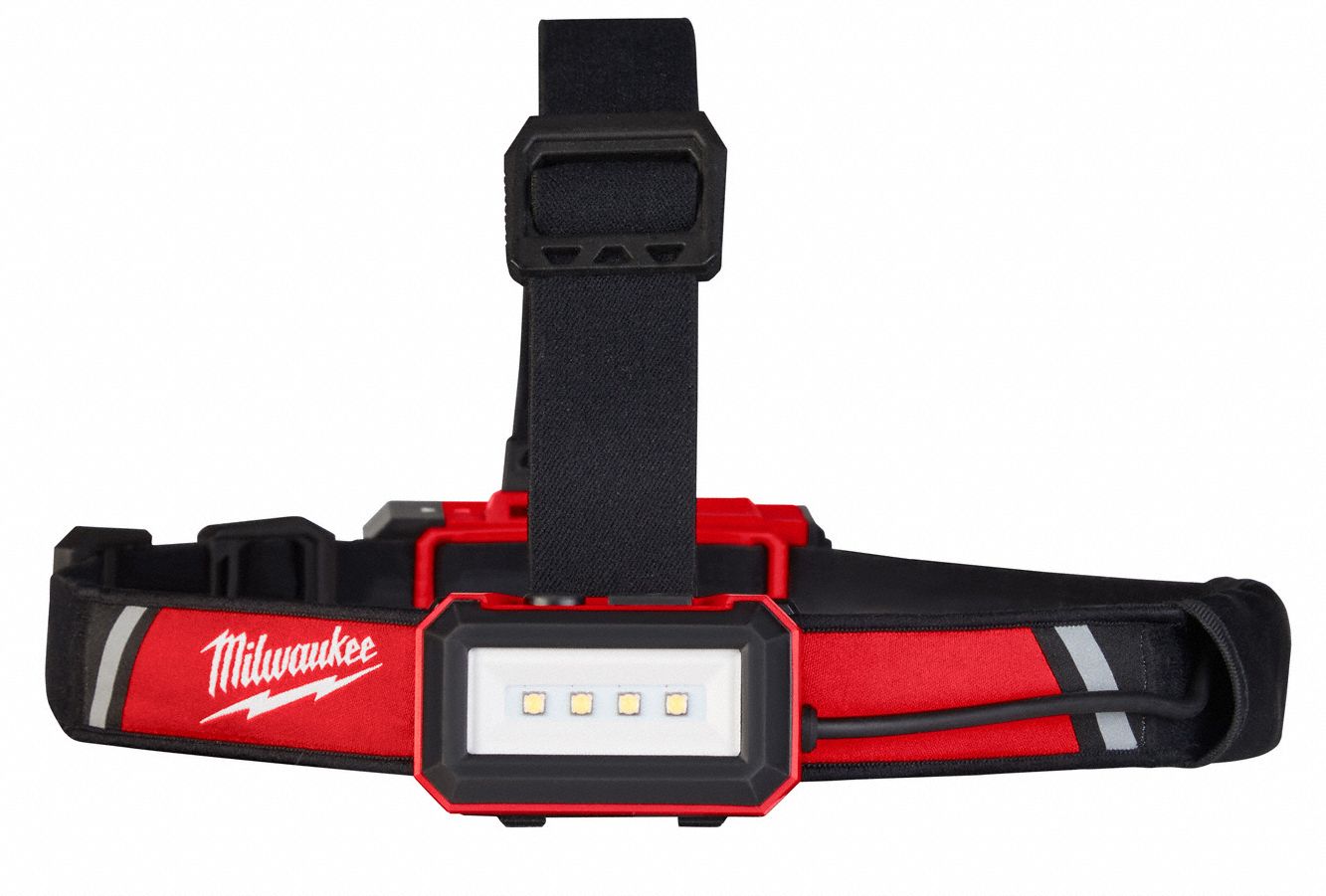 MILWAUKEE LED Headlamp, Plastic, 50,000 hr Lamp Life, Maximum Lumens