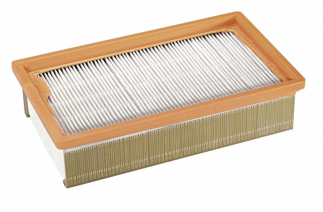 FEIN Vacuum Filter, Paper, HEPA Filtration Type, For Vacuum Type Shop