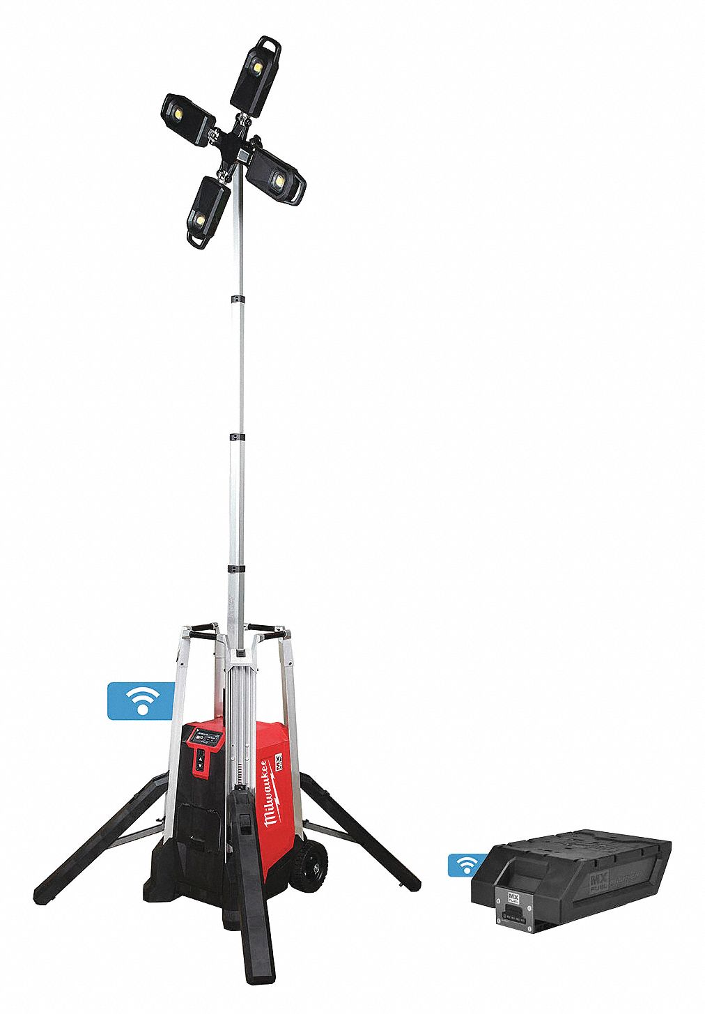 MILWAUKEE MX FUEL™ Cordless Job Site Light, LED, 27,000 lm Lumens