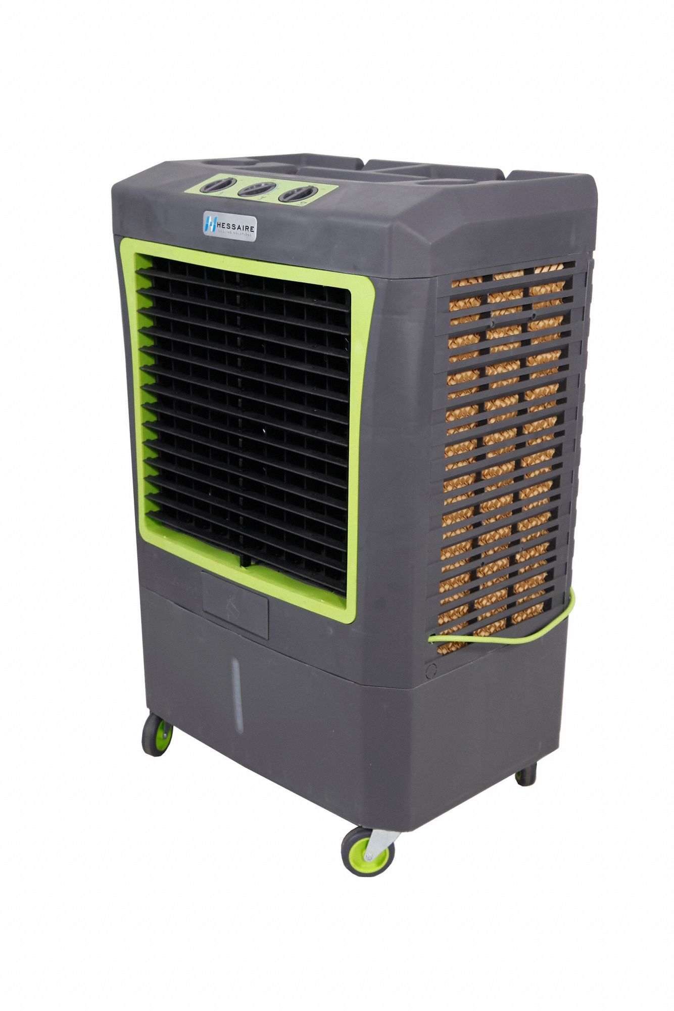 HESSAIRE Portable Evaporative Cooler 17 in Blade Dia, 950 sq ft, 3,100 cfm, 10 gal Water