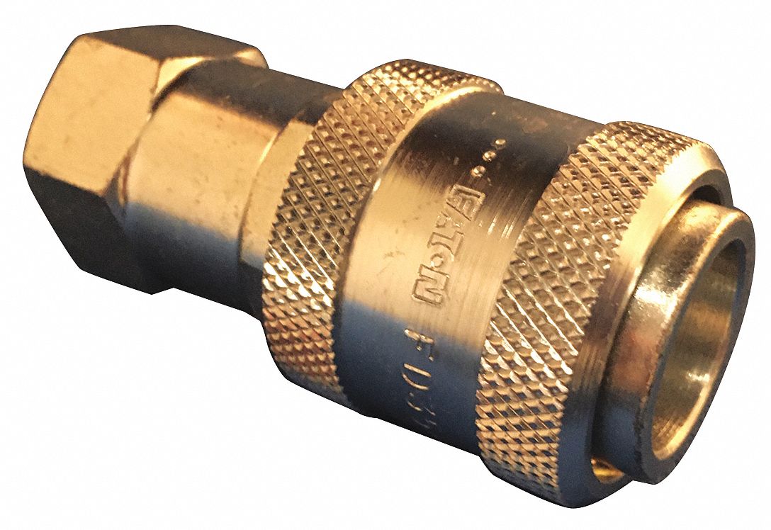 EATON AEROQUIP, 3/8 in Coupling Size, Steel, Hydraulic Quick Connect