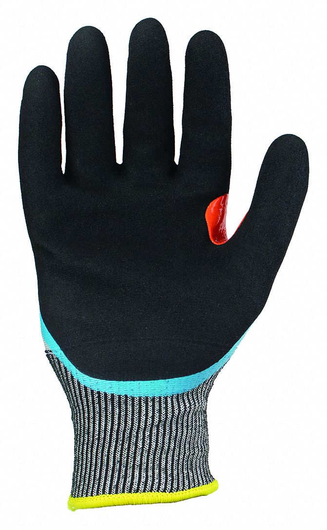 IRONCLAD Insulated Winter Gloves, XS, Acrylic Lining, Black/Blue, 1 PR
