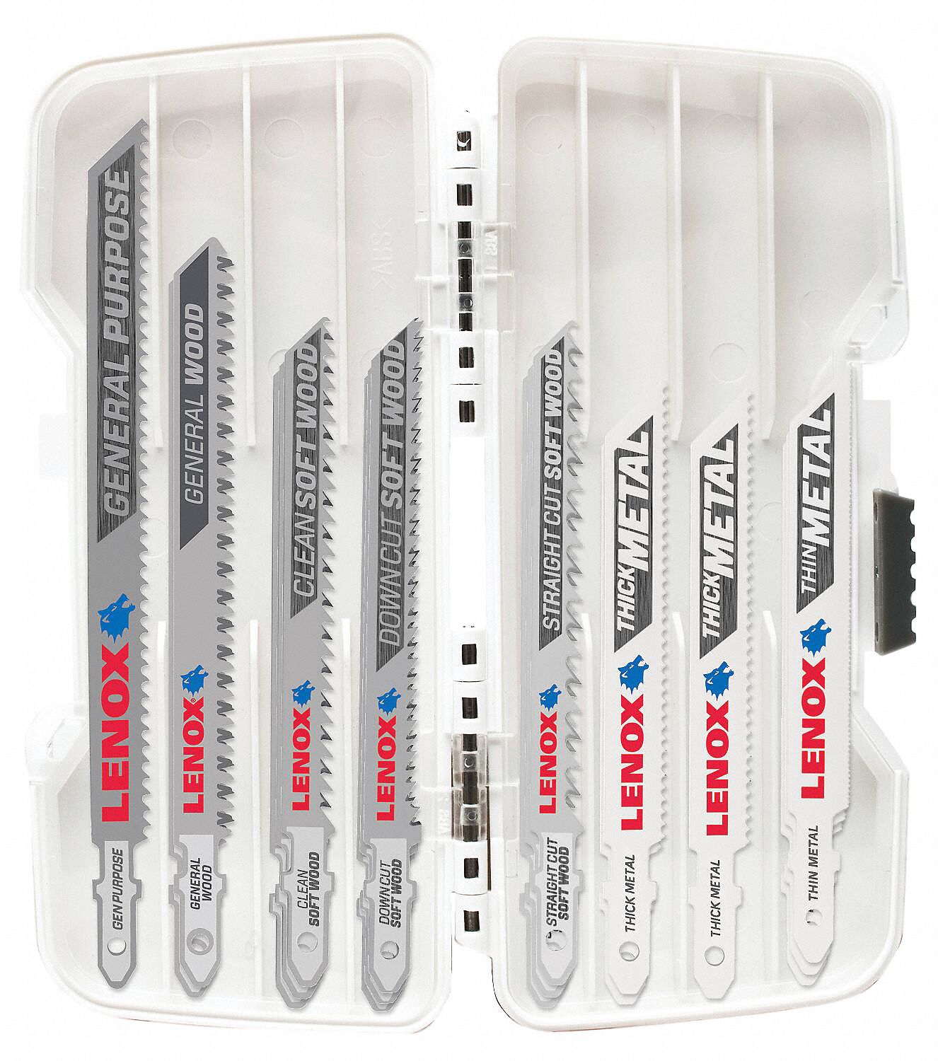 LENOX Jig Saw Blade, T Shank Blade Shank Type, 10, 14, 20, 24, 6, 8/12