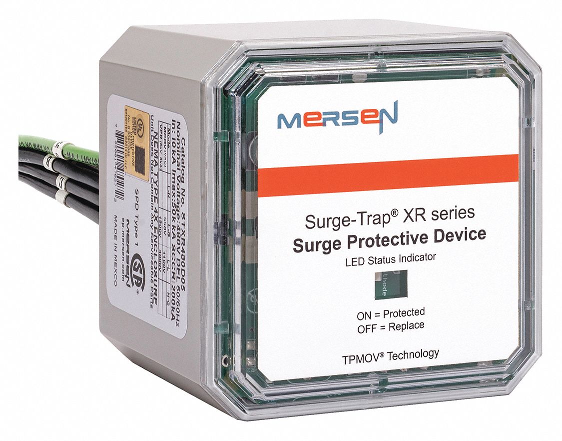 SURGE TRAP Surge Protection Device, Phase Three, Voltage 480V AC Delta