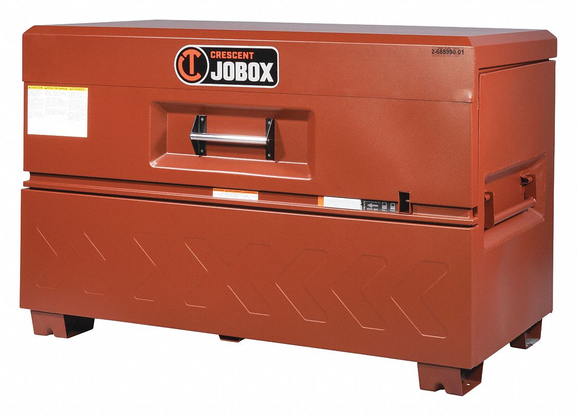 CRESCENT JOBOX, 60 in Overall Wd, 31 in Overall Dp, PianoStyle Jobsite
