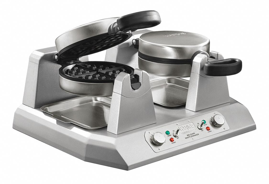 WARING COMMERCIAL Double Double Waffle Maker 55MU81WW250X Grainger