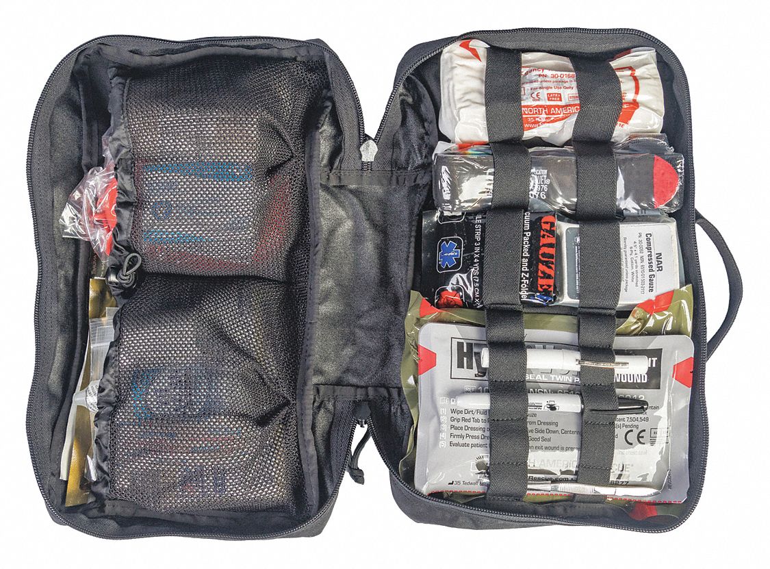 NORTH AMERICAN RESCUE Patrol Vehicle Trauma Kit, Number of