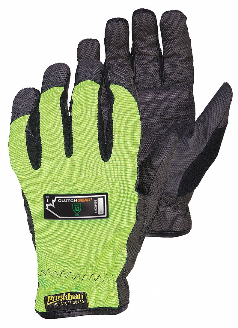 SUPERIOR GLOVE Mechanics Gloves, XL, Mechanics, 1 PR 55NE14MXHVPB/XL