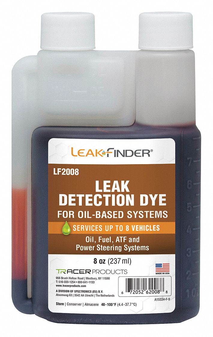 LEAKFINDER, Leak Detection Dye, Oil-Based Fluids, Leak Detection Dye