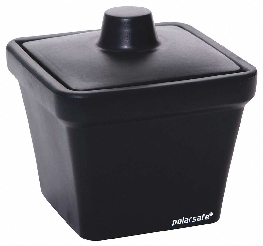 ARGOS TECHNOLOGIES Ice Pan, Ethylene Vinyl Acetate, Black, 5.5 in