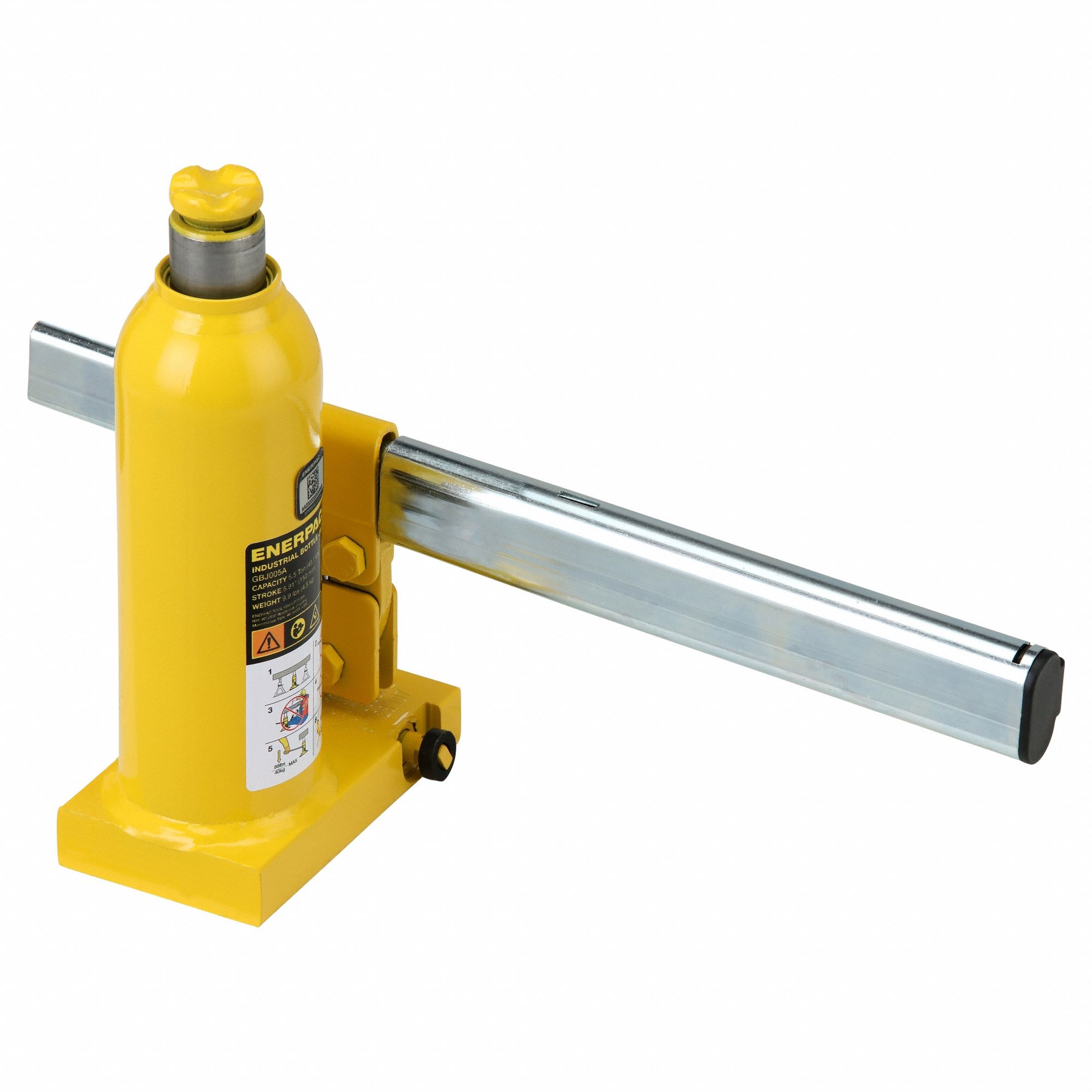 ENERPAC, Bottle Jack, Steel, HighClearance Bottle Jacks 55PV41