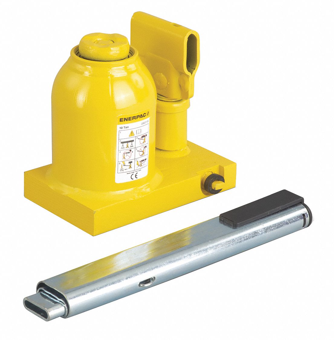 ENERPAC, Bottle Jack, Steel, HighClearance Bottle Jacks 55PV44