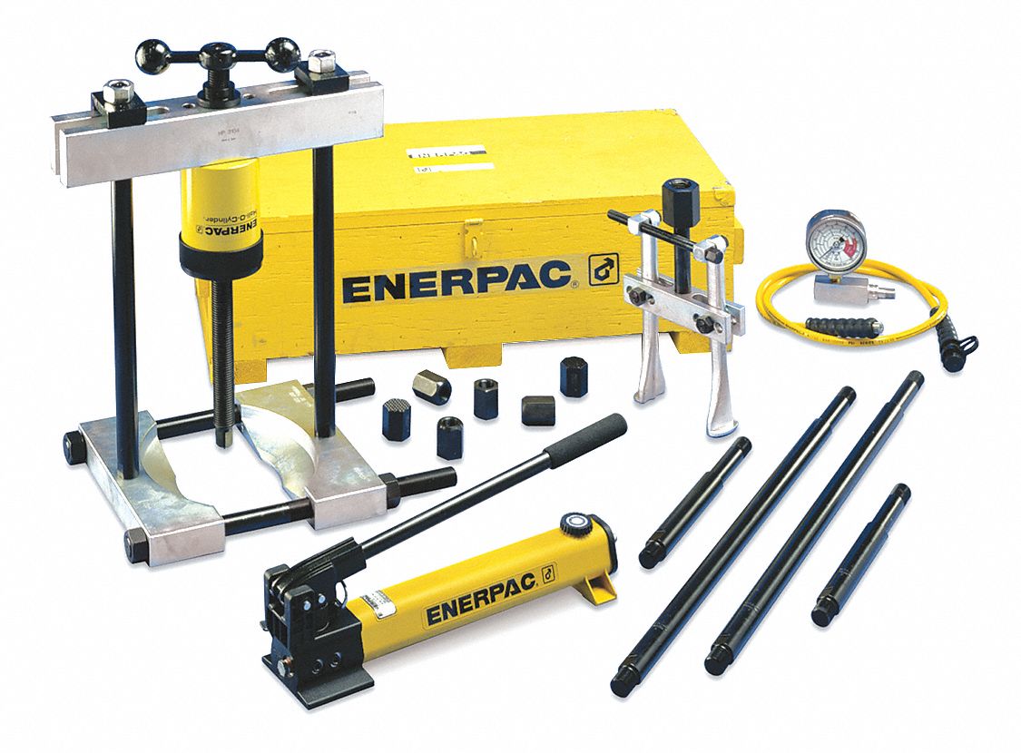 ENERPAC Hydraulic Puller Set, Cylinder Nominal Capacity 18 ton, Stroke