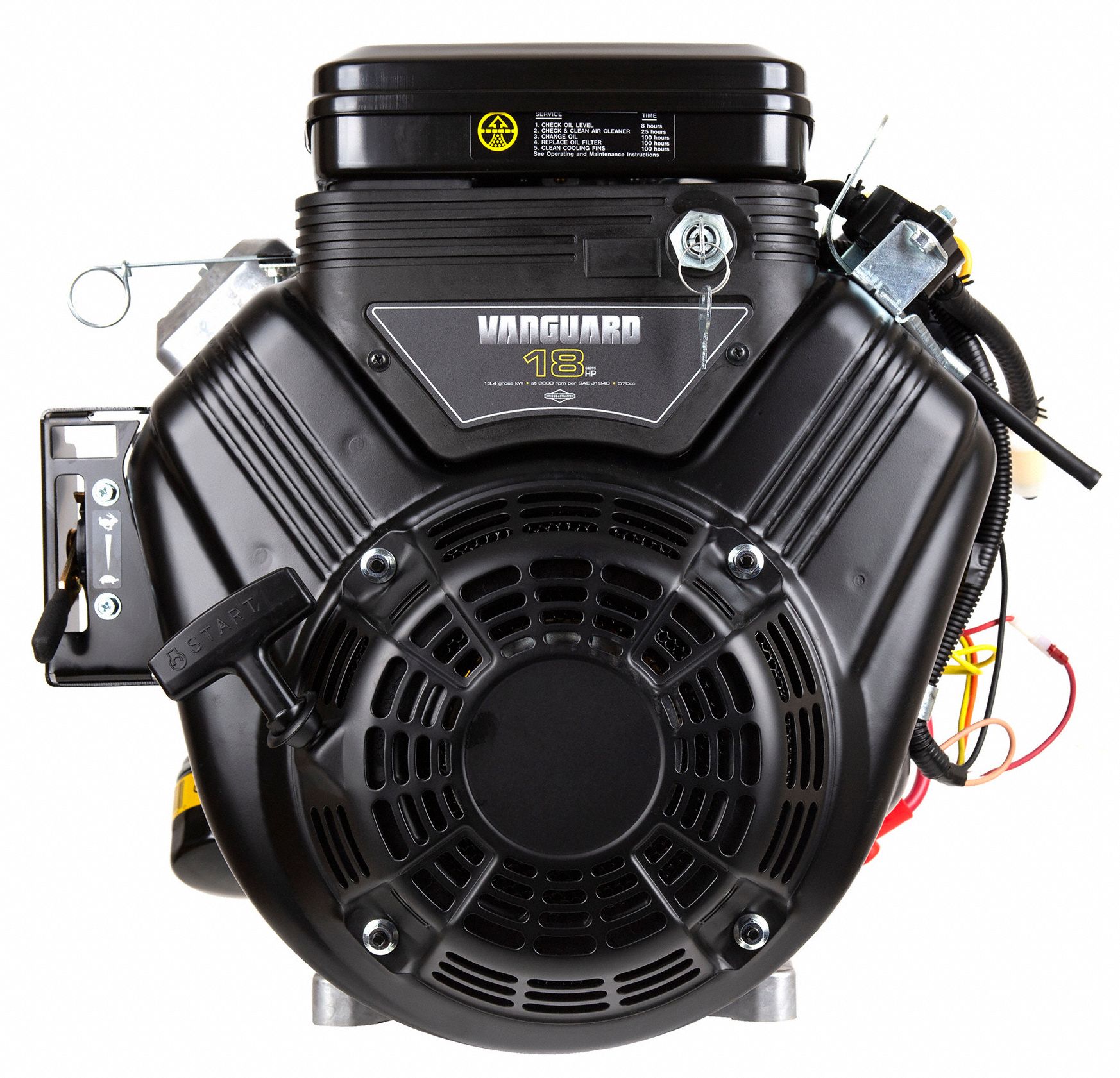 BRIGGS & STRATTON Gasoline Engine, 18 HP, 1-1/8" Shaft dia. - 55PW80