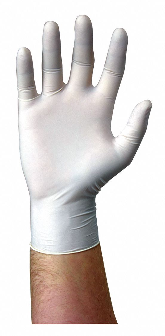 PIP Disposable Gloves, M, Latex, PR, PK100 55TL552800I Grainger