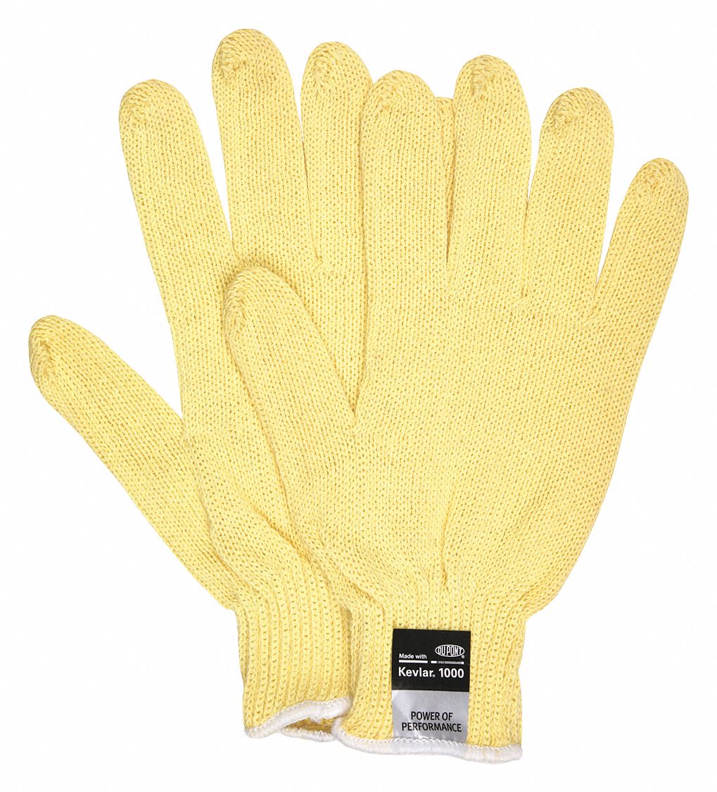 MCR SAFETY CutResistant Gloves, S, A4 ANSI/ISEA Cut Level, Uncoated, Uncoated Glove Coating