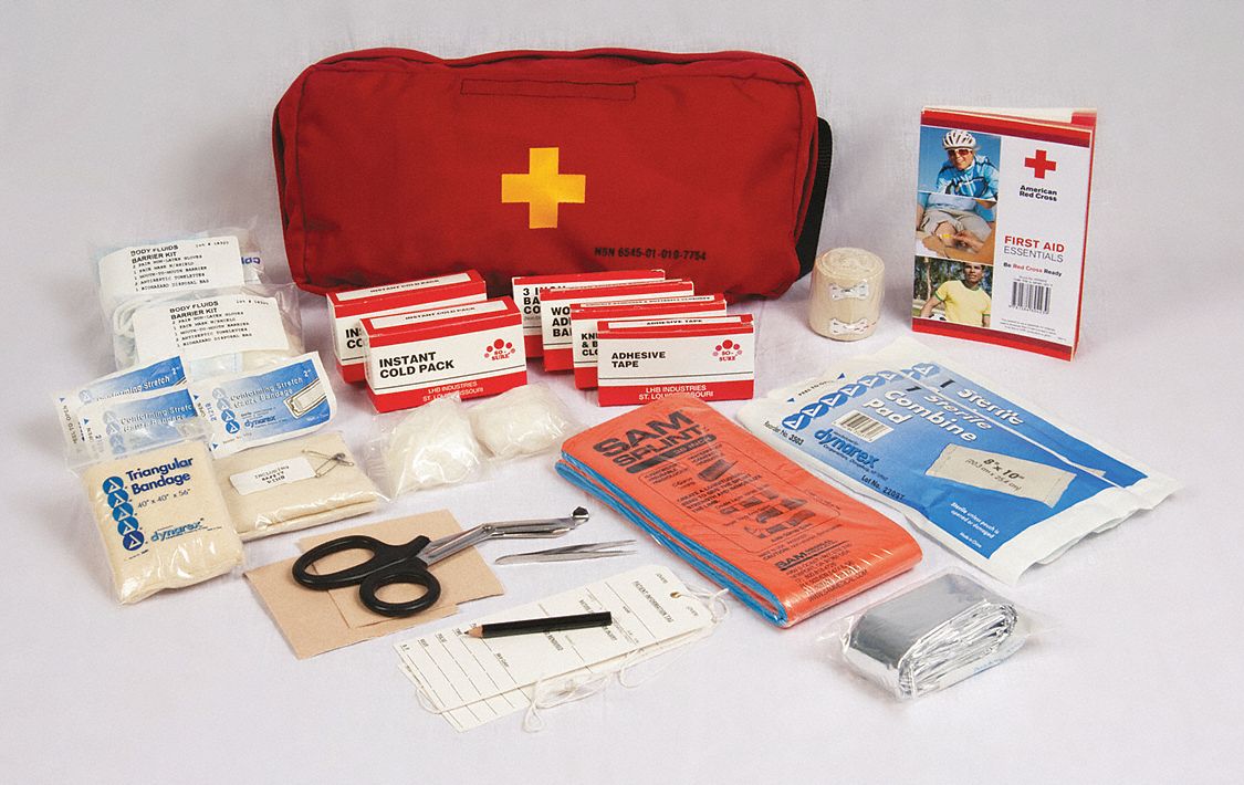 ABILITY ONE First Aid Kit, Kit, Nylon, General Purpose, 20 People