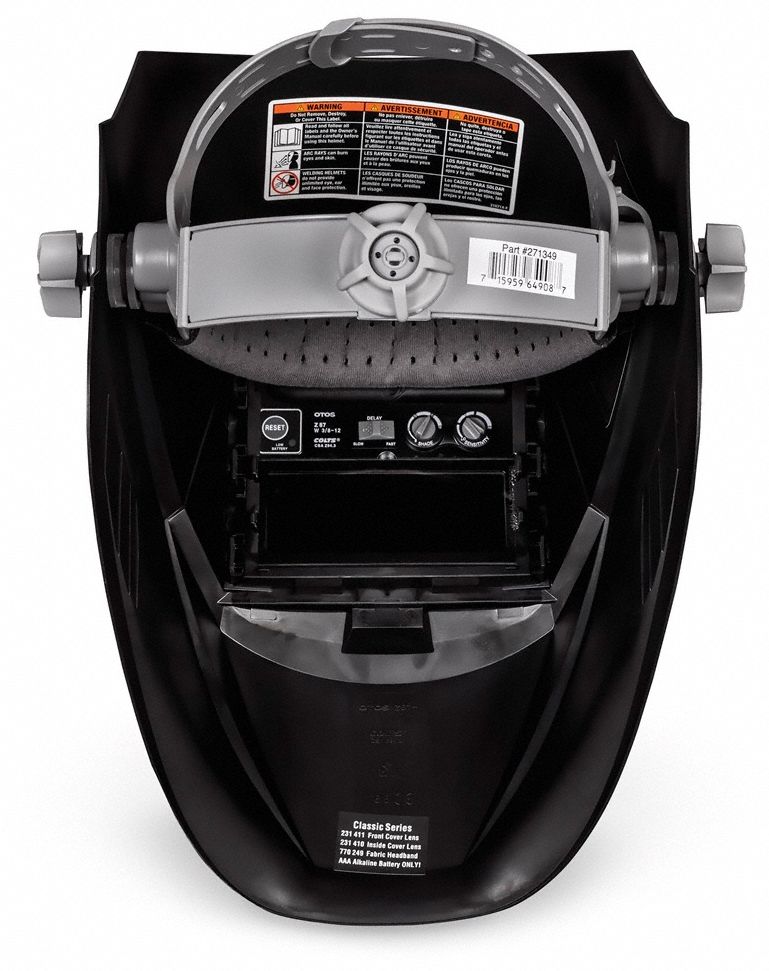 MILLER Classic Series, AutoDarkening Welding Helmet, 8 to 12 Lens