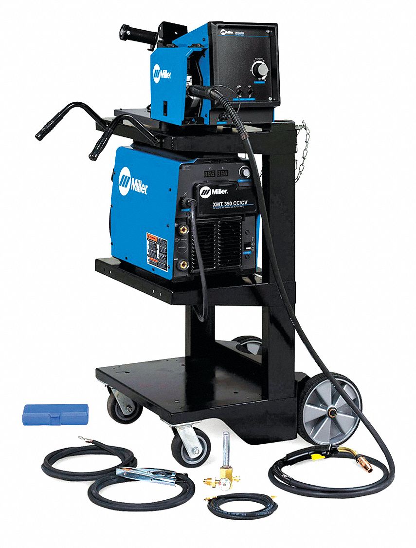 MILLER ELECTRIC, XMT 350 CC/CV, DC, Multiprocess Welder - 55XC18|951786