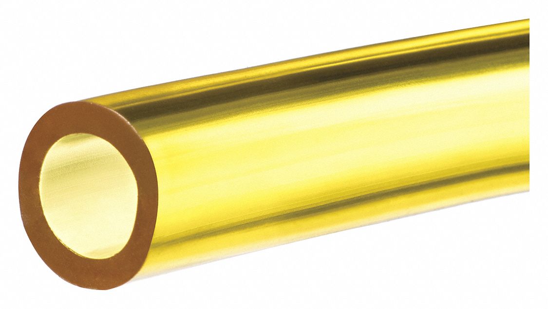 GRAINGER APPROVED Fuel Tubing PVC, 2 ft Tube Lg, 1/2 in Inside Dia., 3