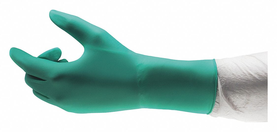 ANSELL Neoprene, Disposable Gloves, M, PowderFree, 3.94 mil Palm