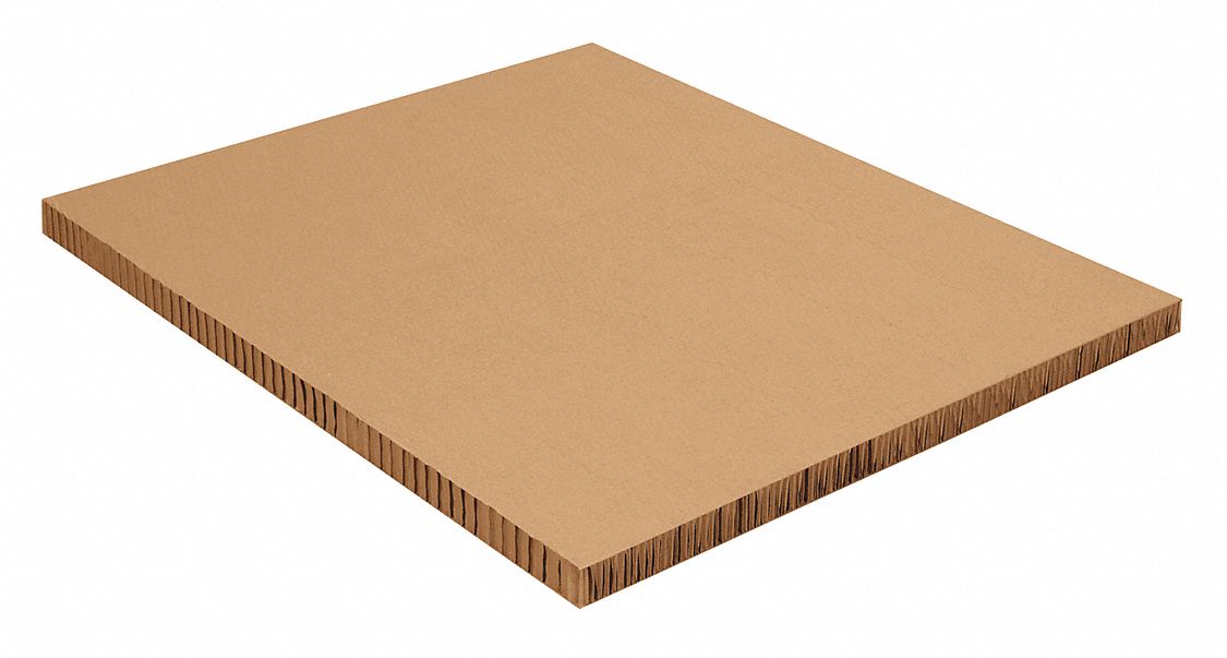 GRAINGER APPROVED Corrugated Pads, 48 in Width, 96 in Length