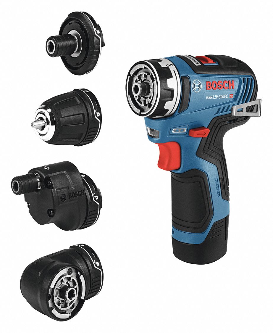 BOSCH, 12V DC, Interchangeable Chuck, Drill 56ED15GSR12V300FCB22