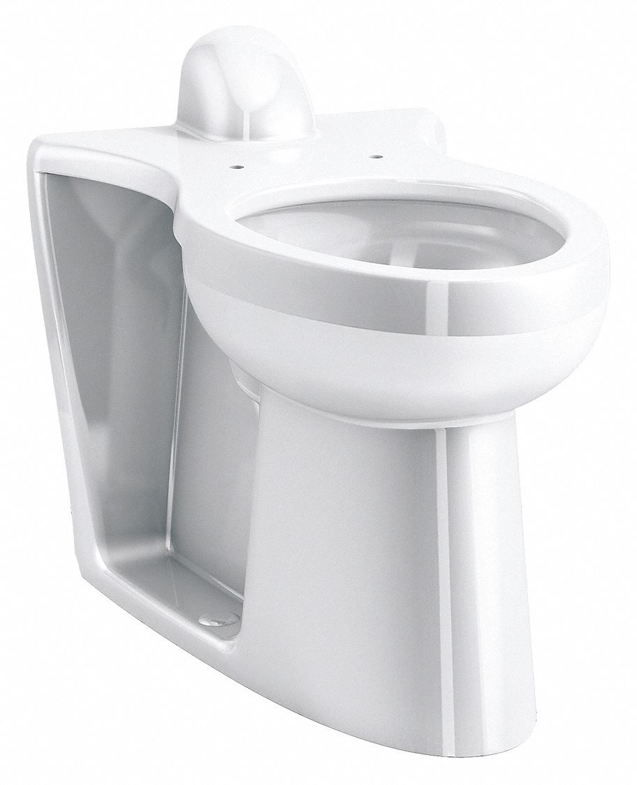 KOHLER Elongated, Floor, Flushometer Single Flush, Toilet Bowl, 1.28, 1