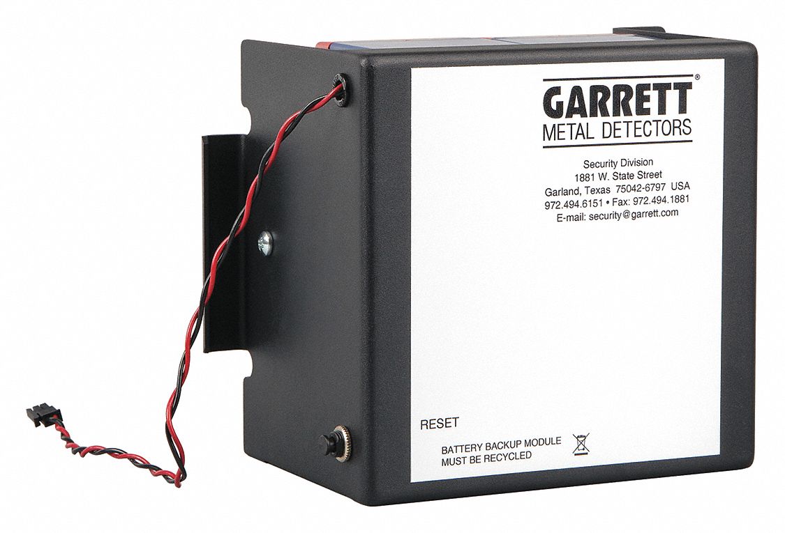 GARRETT METAL DETECTORS Metal Detector Battery Module, For Use With Garrett MZ 6100, 10 Hours