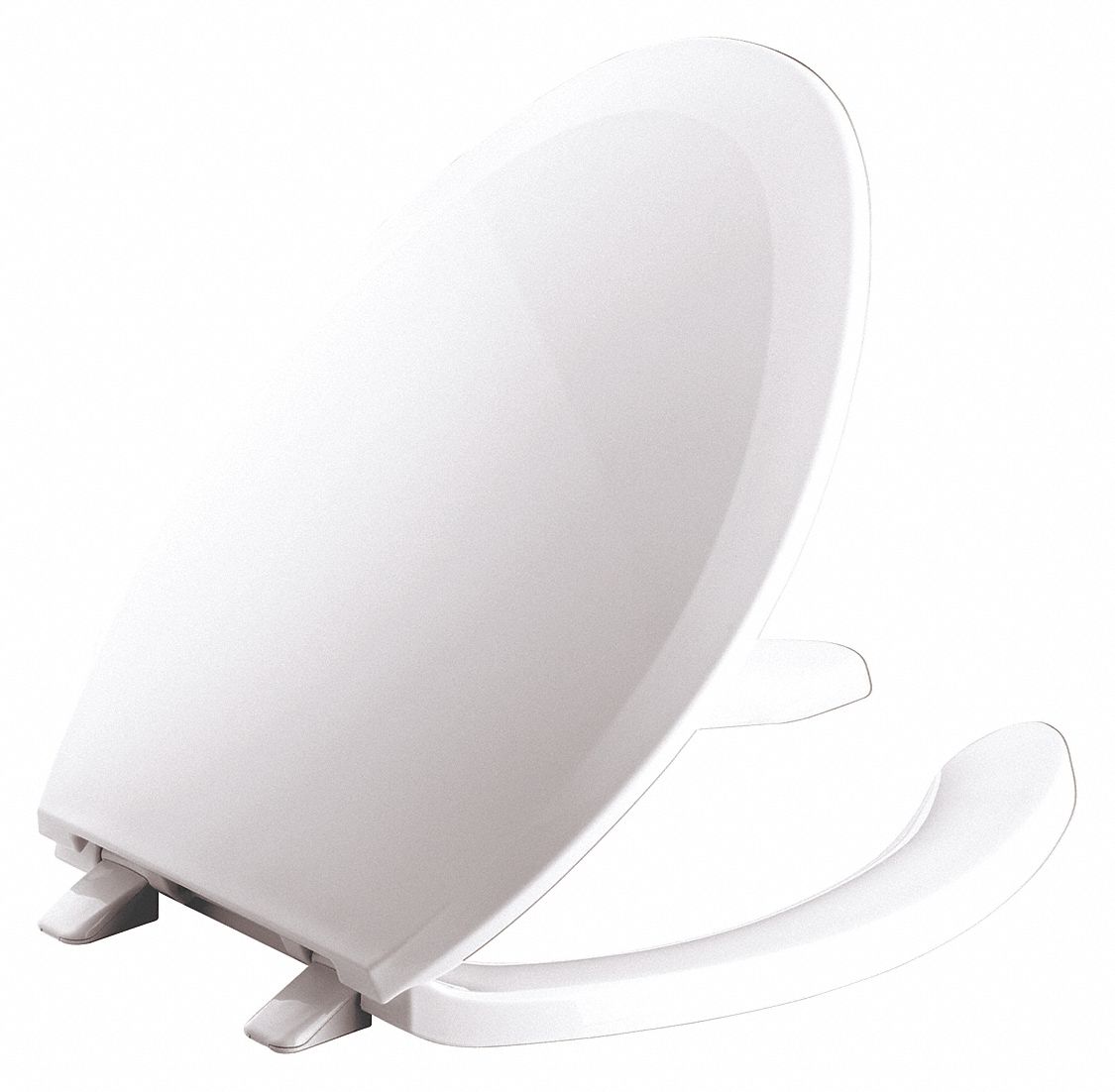 KOHLER Elongated, Standard Toilet Seat Type, Open Front Type, Includes