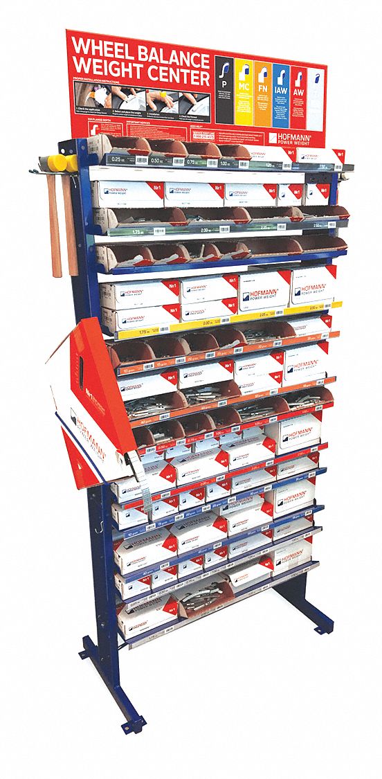 HOFMANN POWER WEIGHT Steel Wheel Weight Rack; PK1 56FM72SPDRCK1