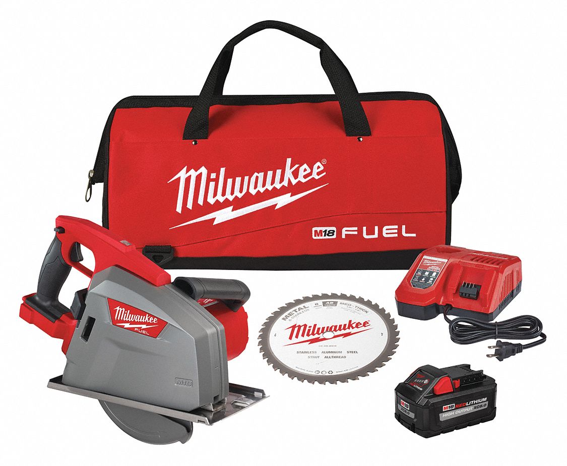 8 in Blade Dia., Right, Circular Saw Kit 56GL15298221 Grainger