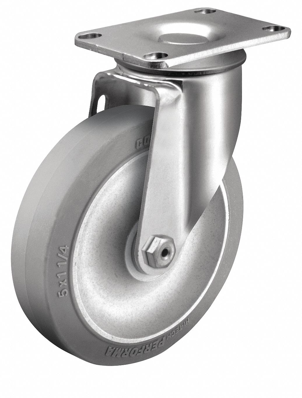 COLSON Colson 2.03256.445 Colson Standard Plate Caster 3 1/2 in Wheel