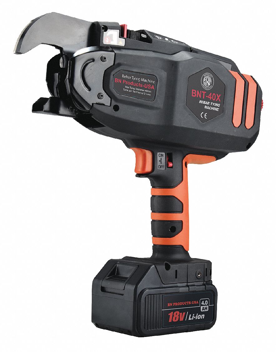 BN PRODUCTS USA Battery Powered Rebar Tying Gun 56HE64BNT40X Grainger