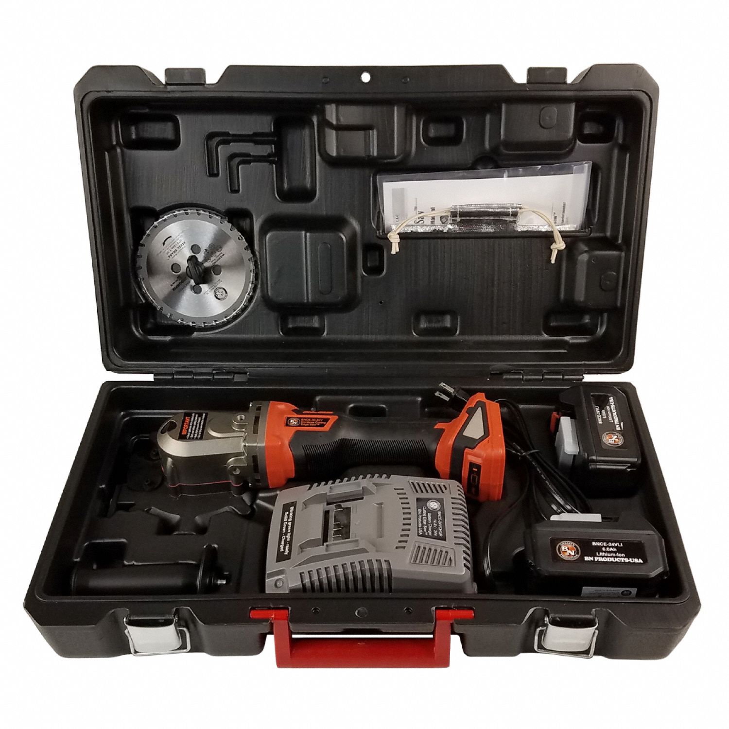 BN PRODUCTS USA Cordless Rebar Cutter: 24V DC - 56HE74|BNCE-30-24V