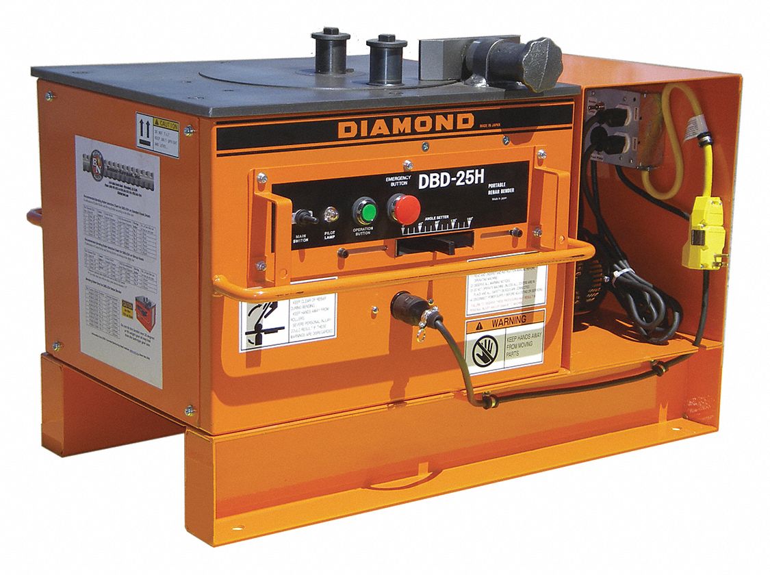 BN PRODUCTS USA, 8 Max. Cut Size, 8 Max. Bend Size, Portable Rebar