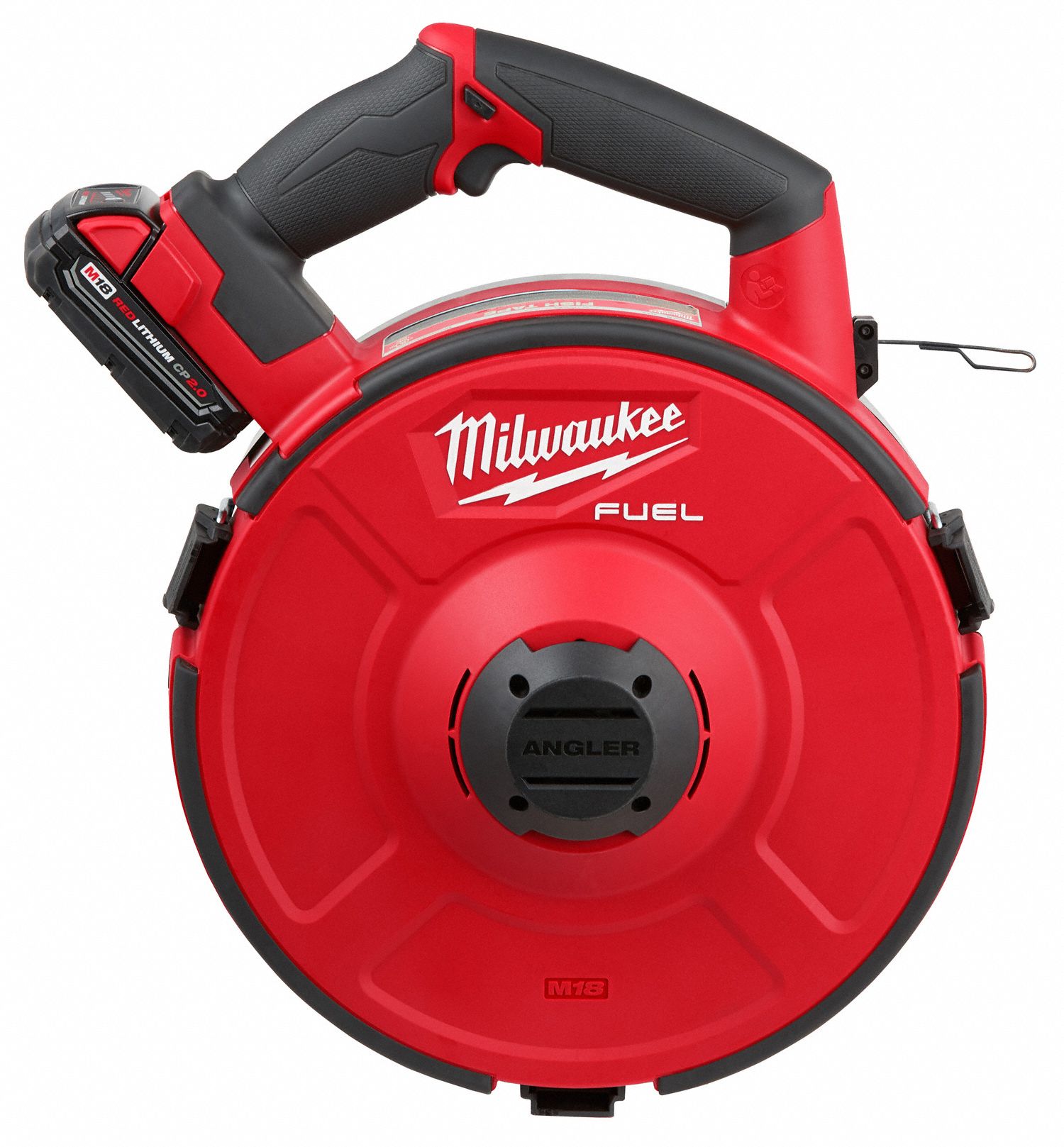 MILWAUKEE 120 ft Fish Tape Kit, Steel, 1/8 in Tape Size, Round Tape