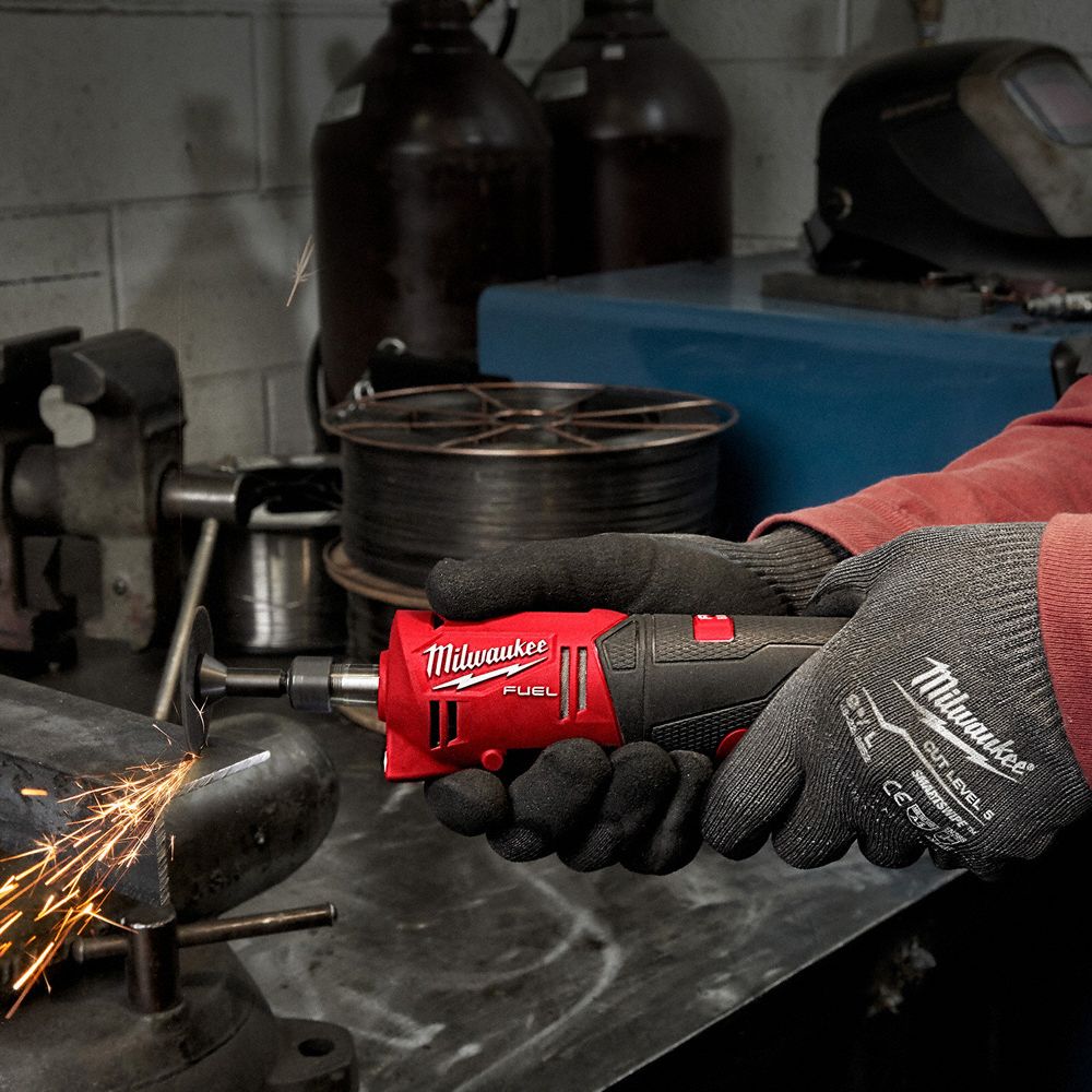 MILWAUKEE Die Grinder 20,000 RPM Max. Speed, Paddle, 1/4 in Collet