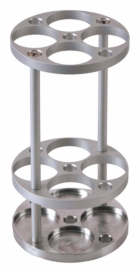 SPEX SAMPLEPREP Metal MultiVial Holder; For Use With (4) Small