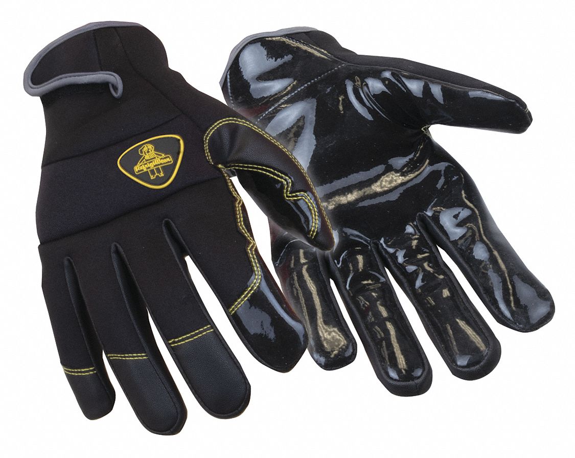 REFRIGIWEAR Mechanics Gloves, M, Mechanics, 1 PR 56KC472430RBLKMED
