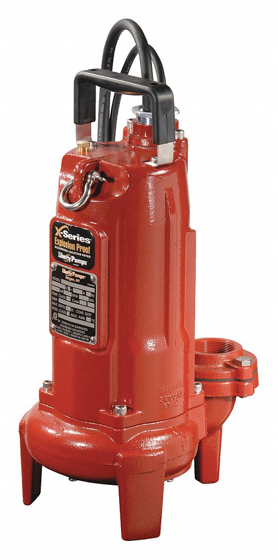 LIBERTY PUMPS Sewage Pump, HP 3/4, Flow Rate 10 Ft. of Head 160.0 gpm