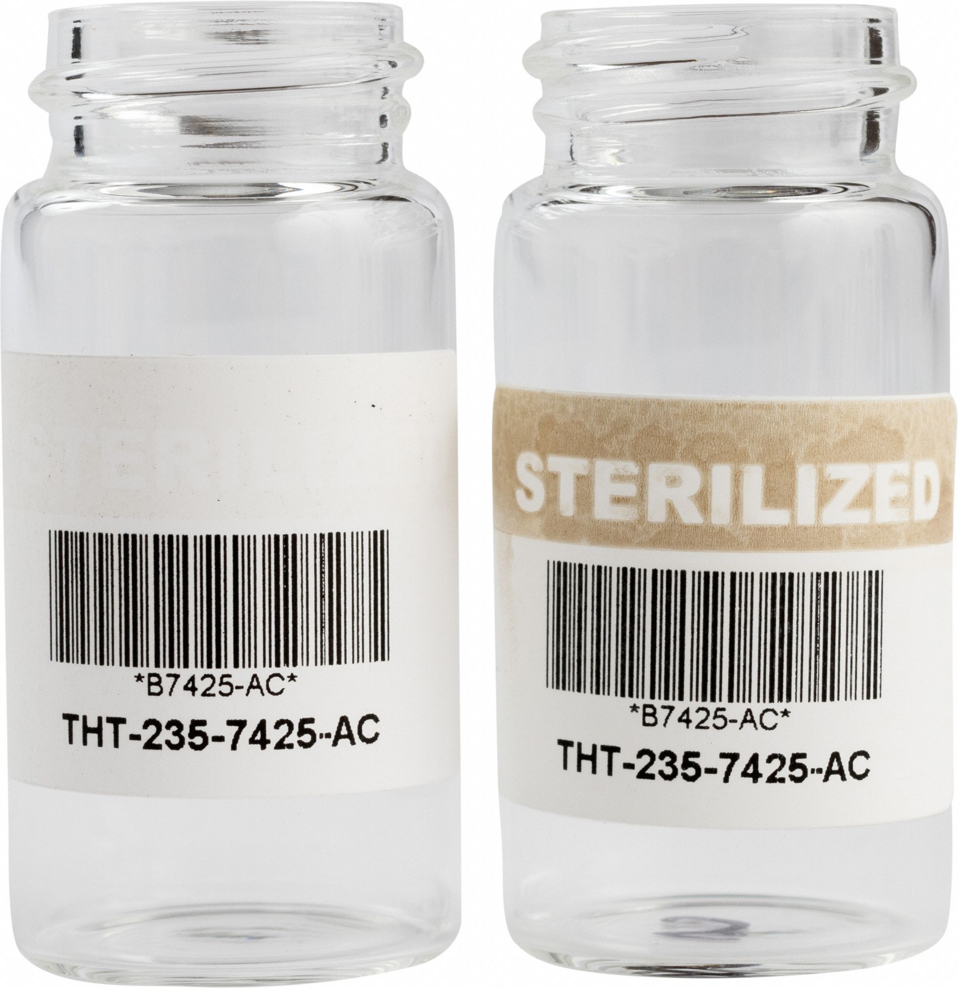 BRADY Autoclave Label, Polypropylene, 1" H 56KG98B332357425AC