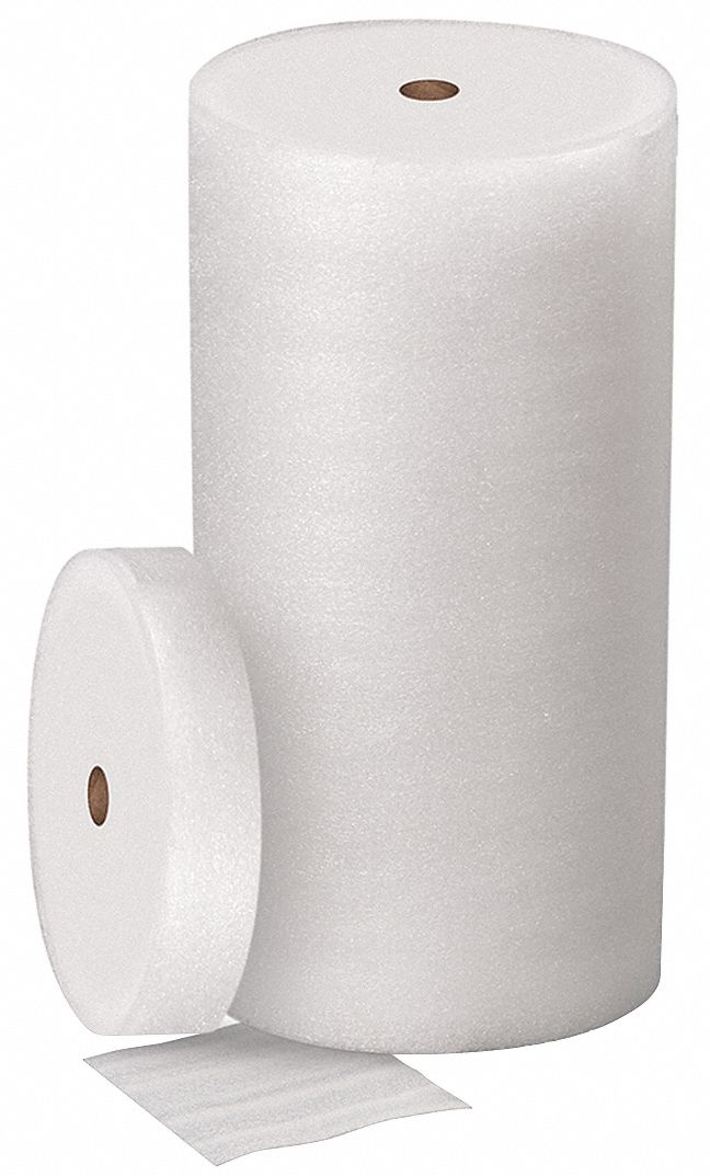GRAINGER APPROVED Packing Foam Roll, Standard, NonPerforated, Roll