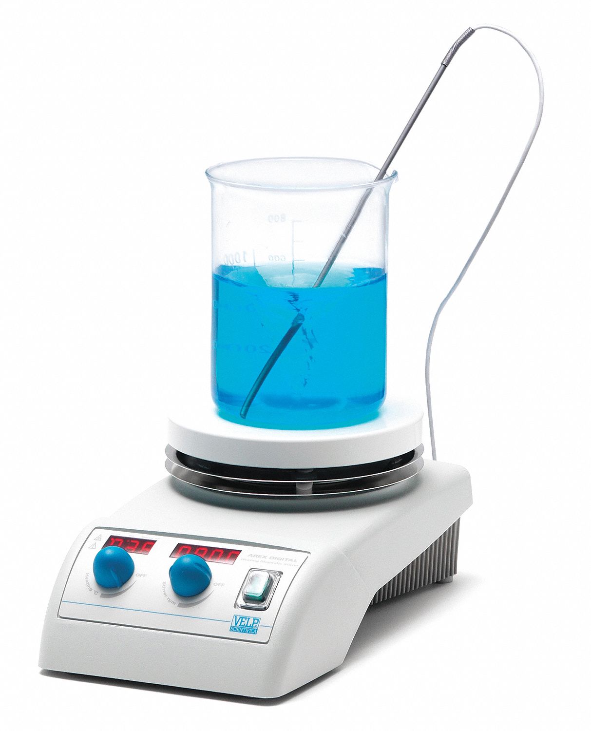 VELP SCIENTIFIC Digital Hot Plate Stirrer Round, 20° to 370°, 20 L