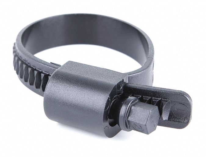 Plastic Worm Drive Hose Clamp,Hex Screw Grainger